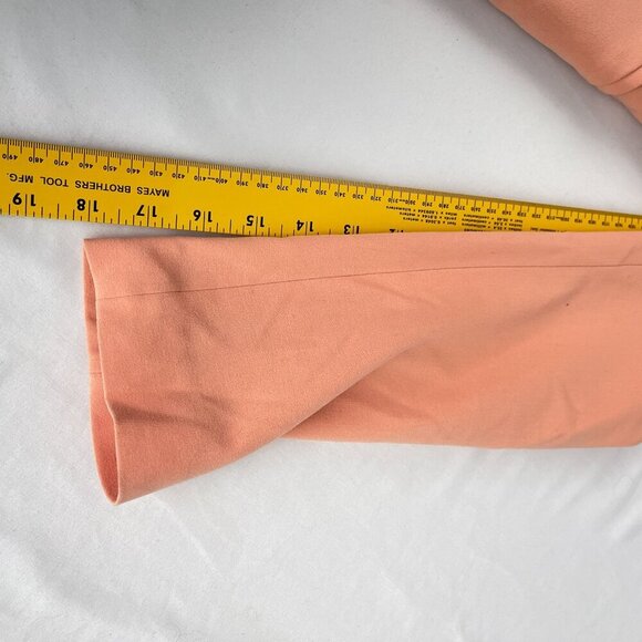 Halogen Single-Breasted Long Sleeve Blazer Business Pockets Peach Pink Women XS - Picture 11 of 13